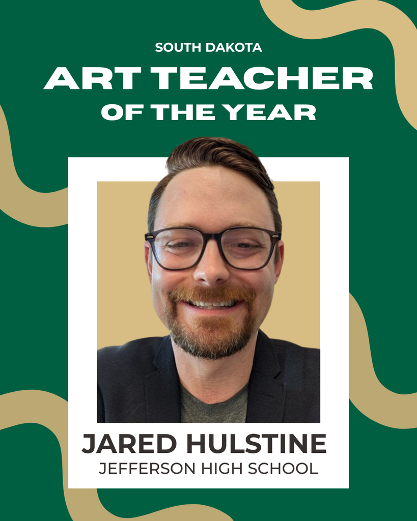 Jared Hulstine named SD Art Teacher of the Year