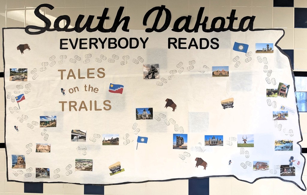 South Dakota Map of Everybody Reads