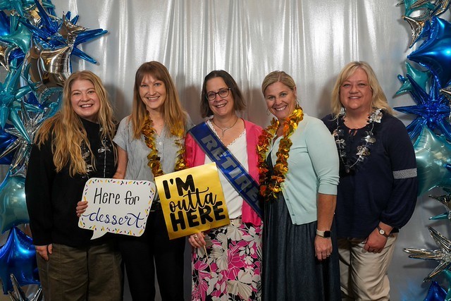 2nd grade teachers at award banquet