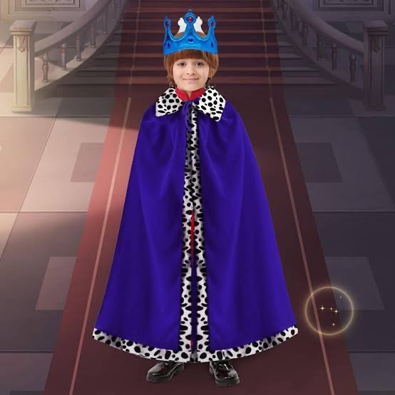 boy with king crown
