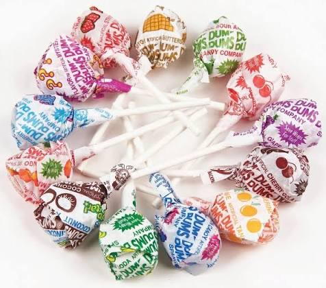 various lollipops