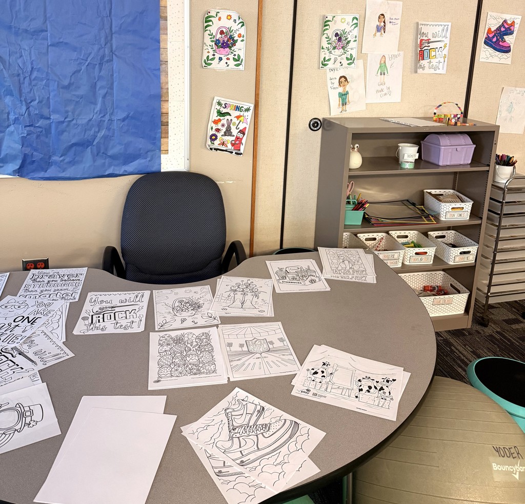 Students coloring pages. 