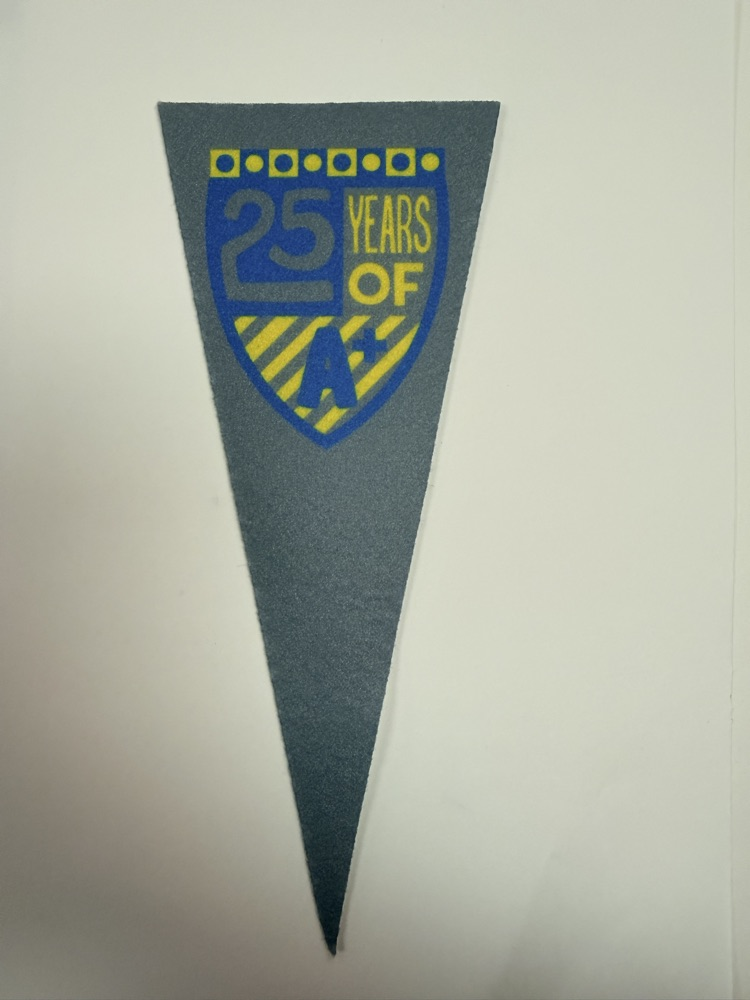 25 years of A+ pennant 