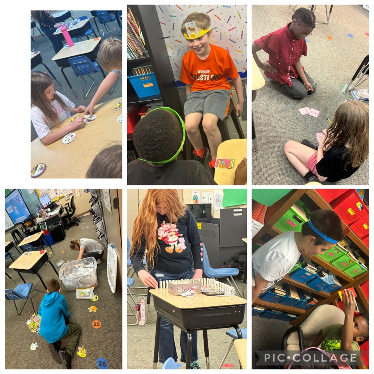 students playing games 