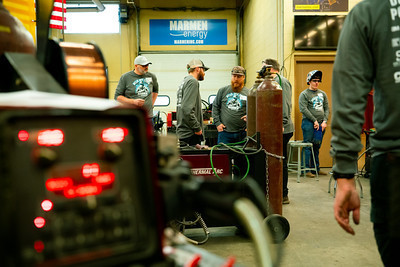 Instructors at the weld off