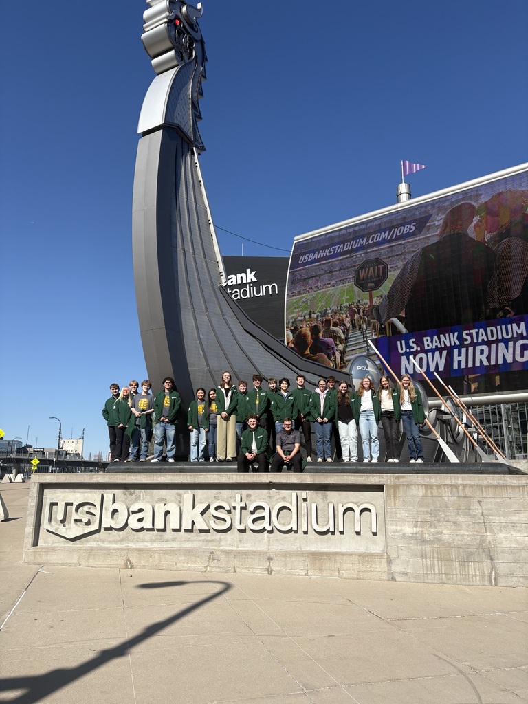 AOF students at the US Bank Stadium