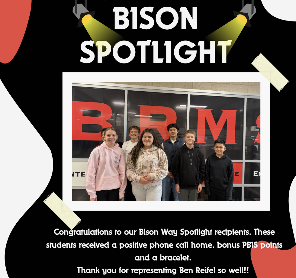 Our Bison Spotlight recipients