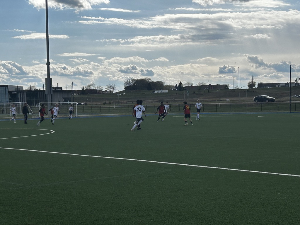 Ben Reifel soccer team at a recent game