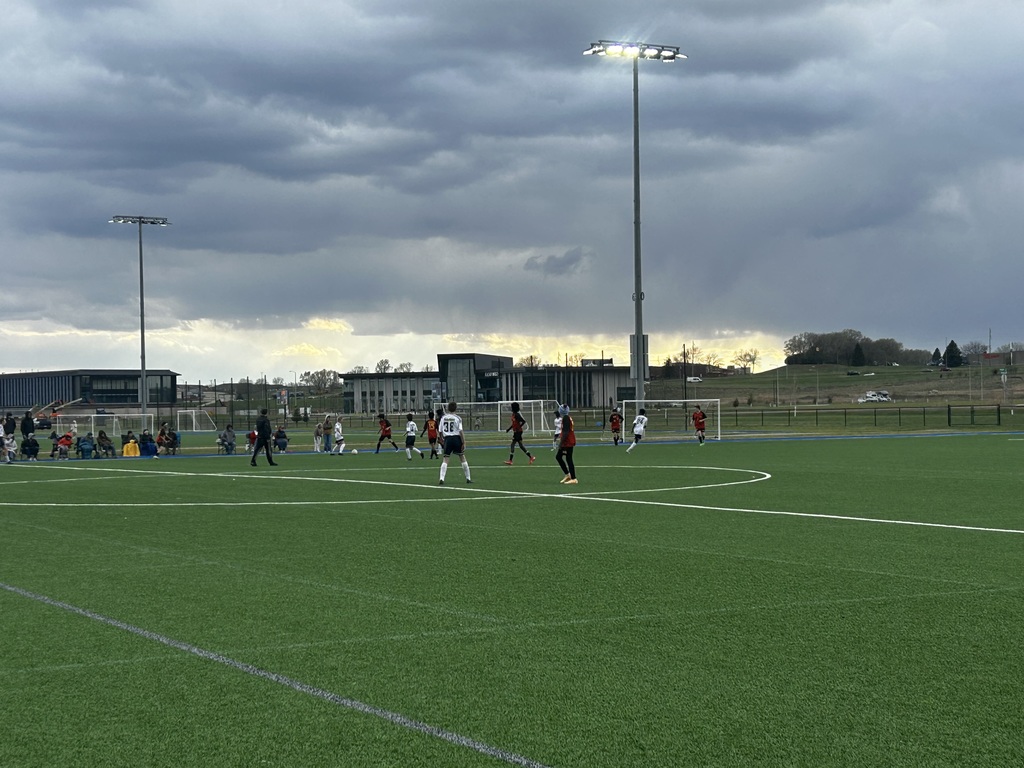 Ben Reifel soccer team at a recent game