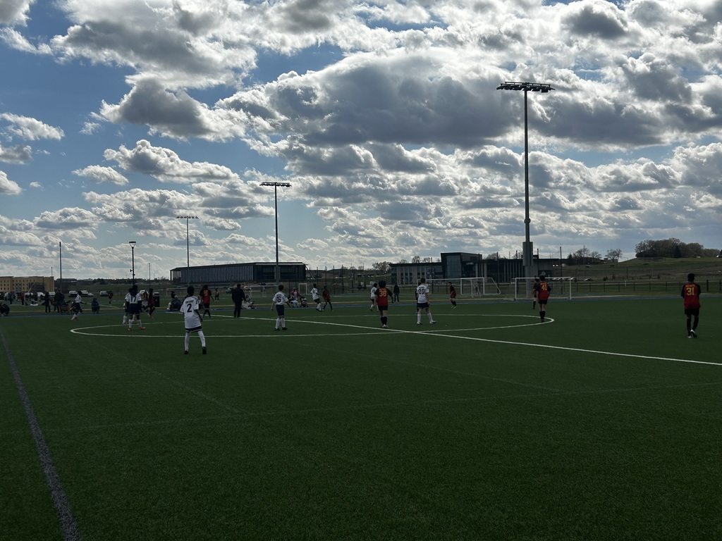 Ben Reifel soccer team at a recent game