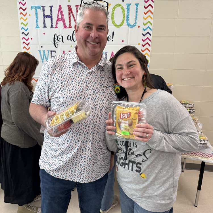 teachers get treated to lunch  by the PTO