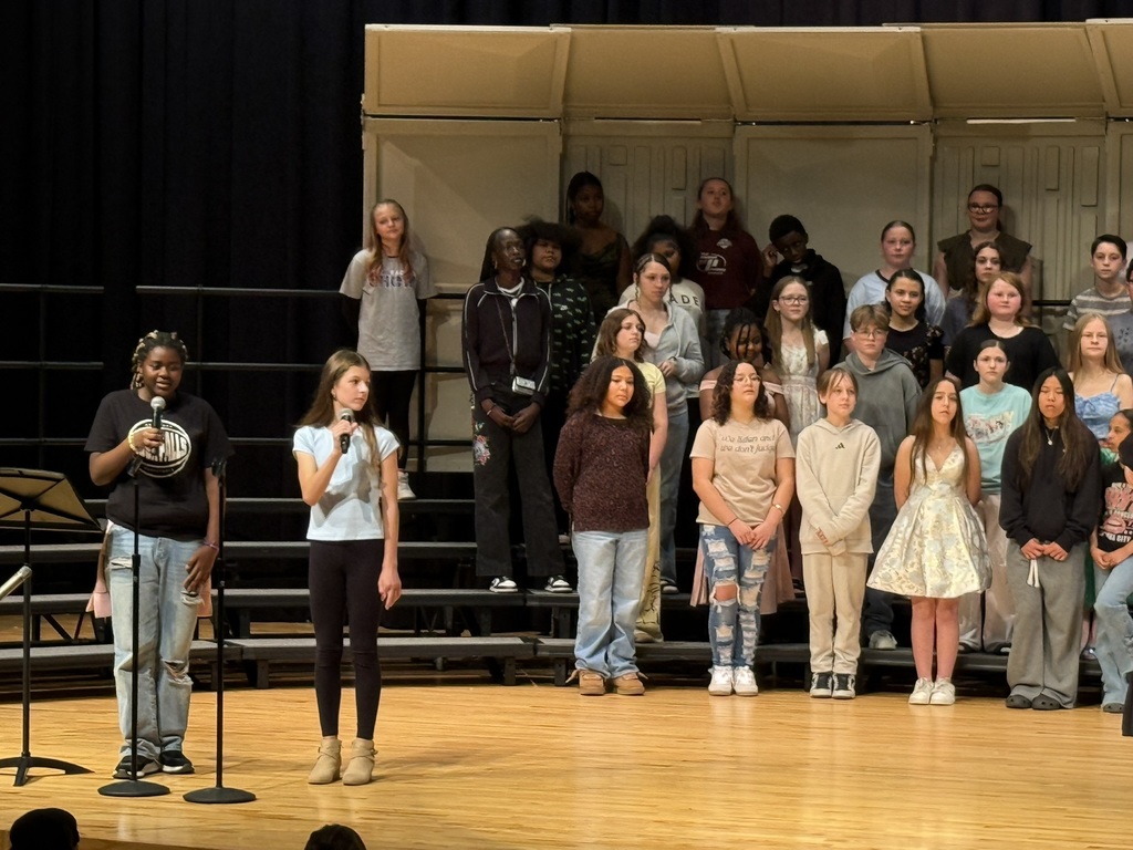 6th grade solo at Spring Choir Concert.