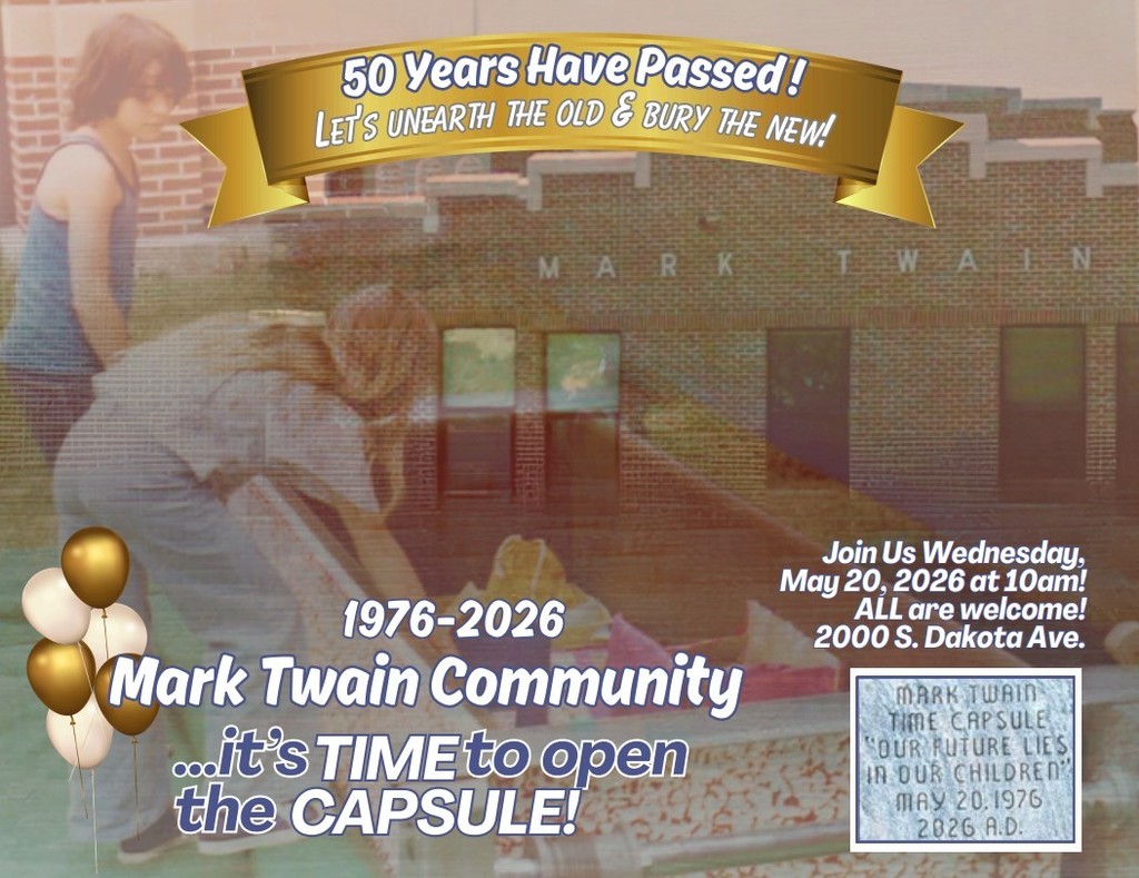 Time Capsule Opening on May 20th