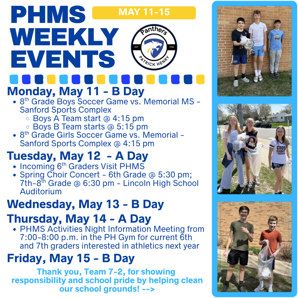 Weekly Events