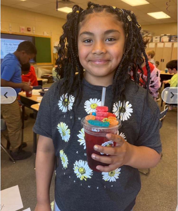 a student with a snack 