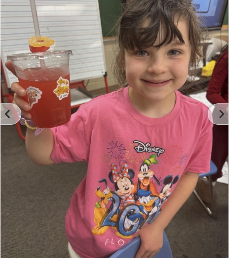 a student with her snack 