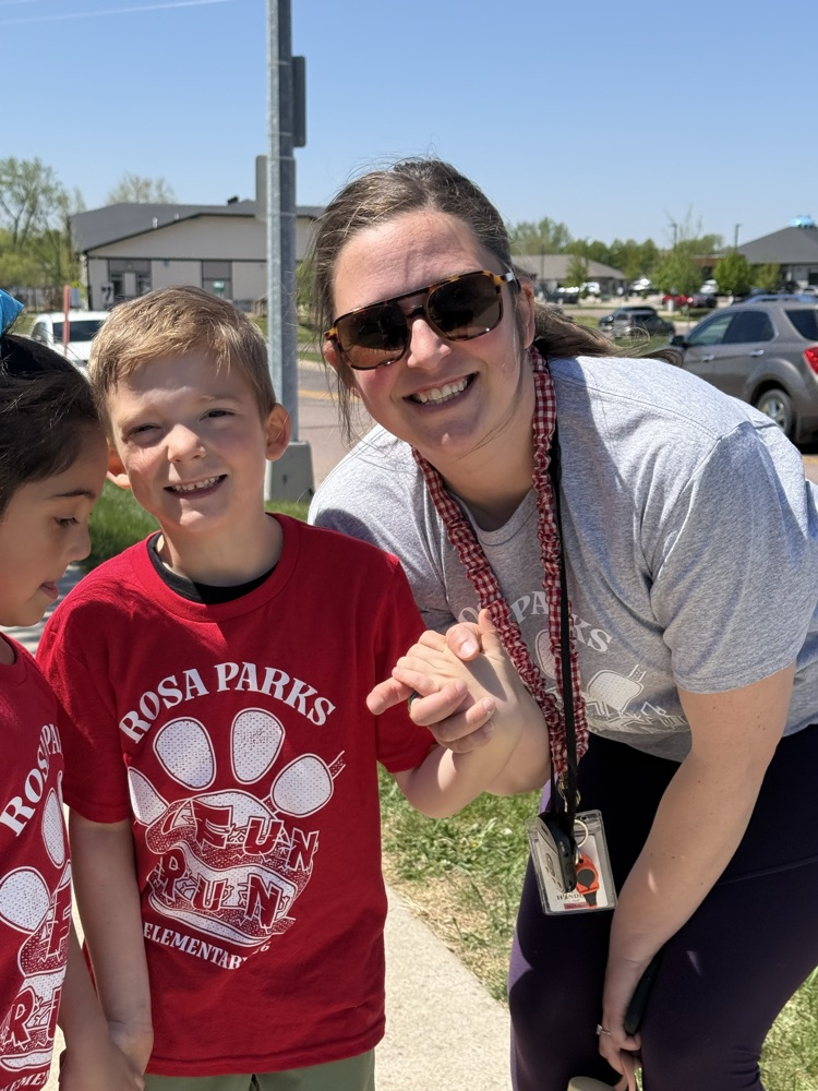 staff member and two students