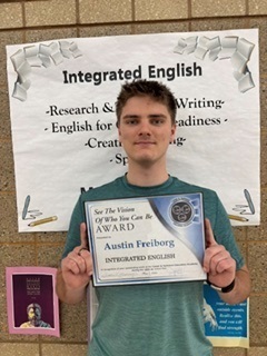 Student with See the Vision Award