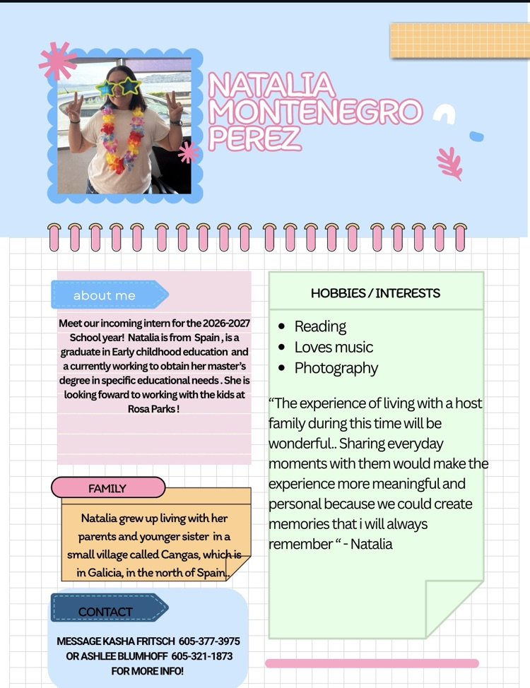 information about our new intern
