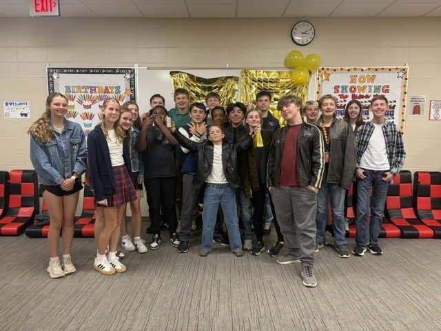Team 7-1 celebrated Outsiders day by dressing up as characters