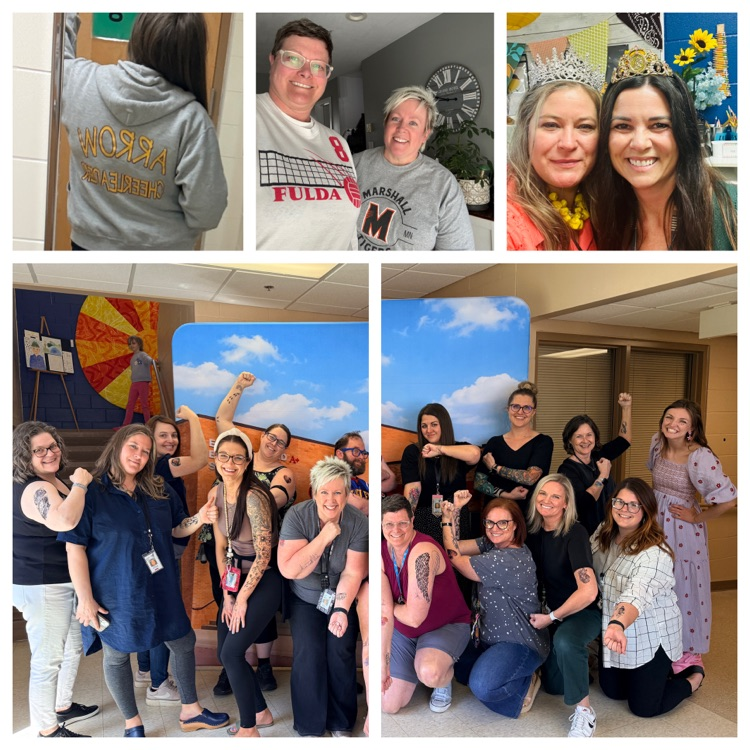 collage style photo of theme days
