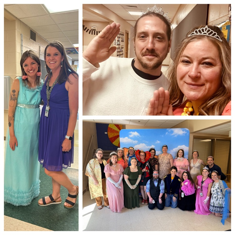 collage style photo of theme days