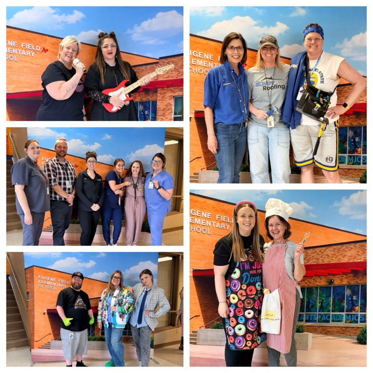 collage style photo of theme days