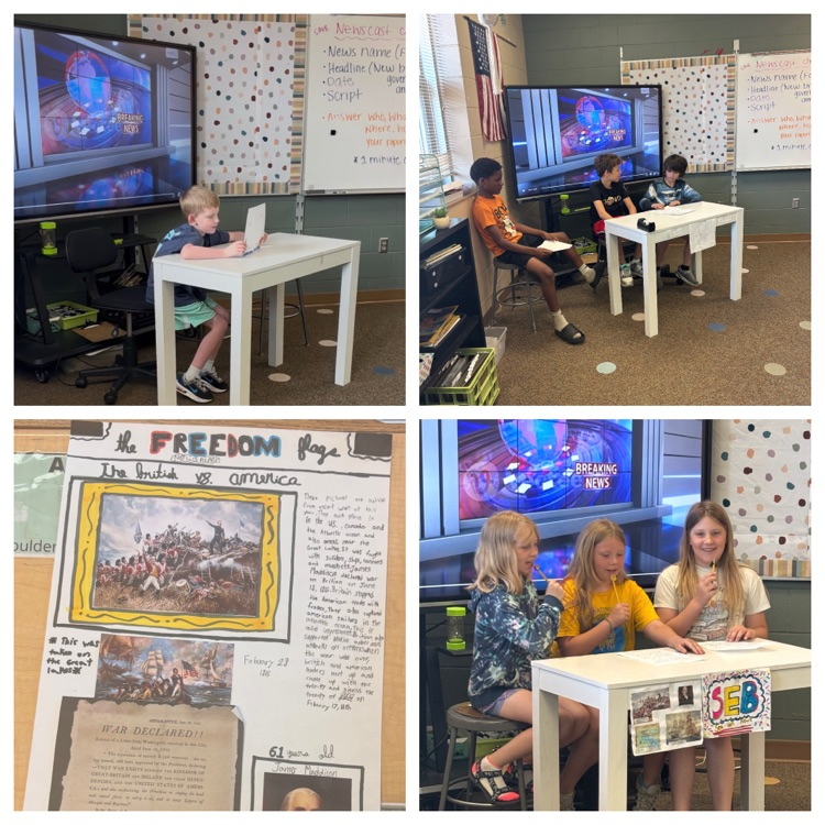 collage style photo of social studies