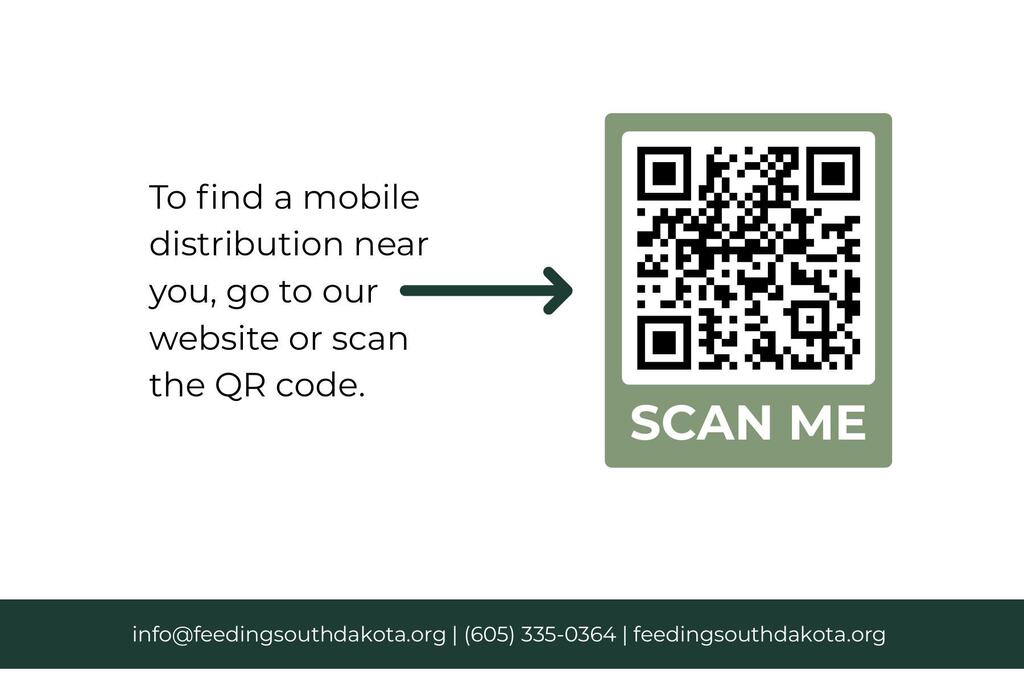 QR code to access Feeding South Dakota website
