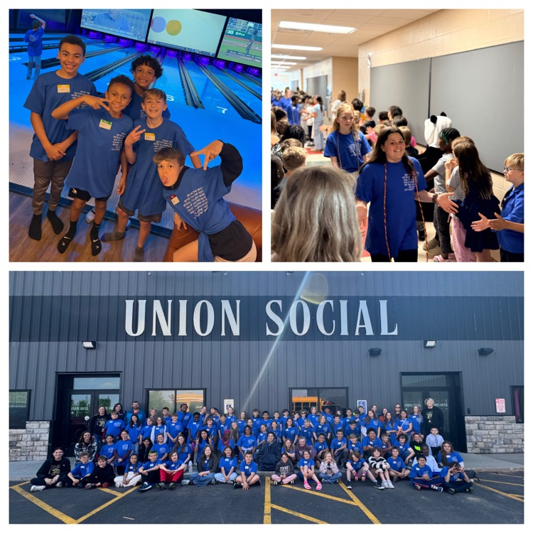 collage style photo of the 5th graders