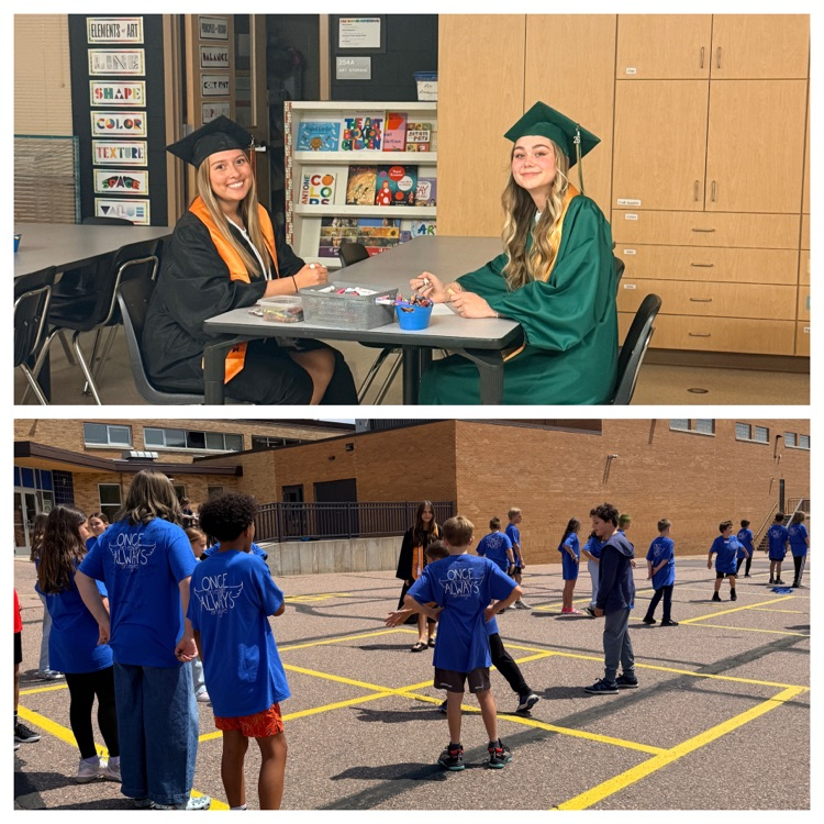 collage style photo of students enjoying places in the school