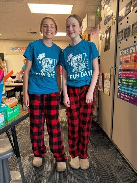 Twinning students.