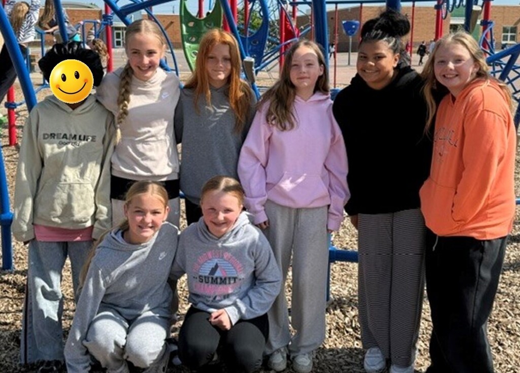 Group of students on playground.