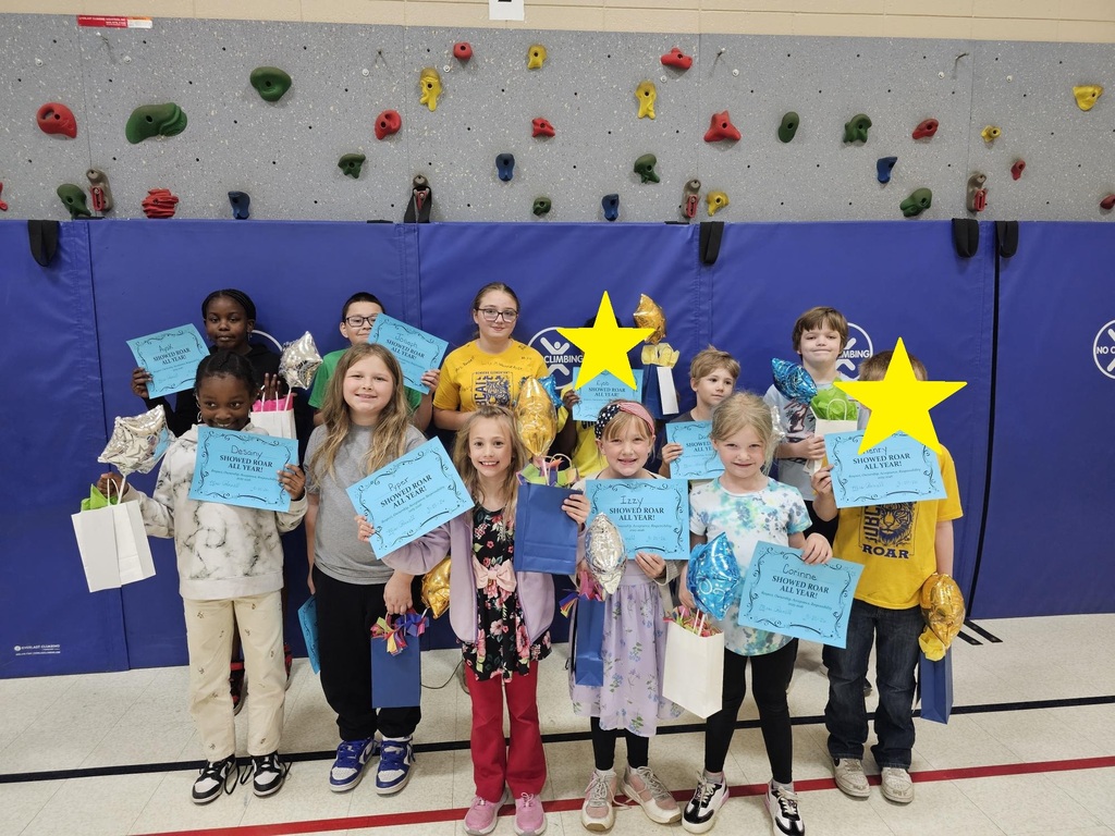 a group of students who all received student of the year