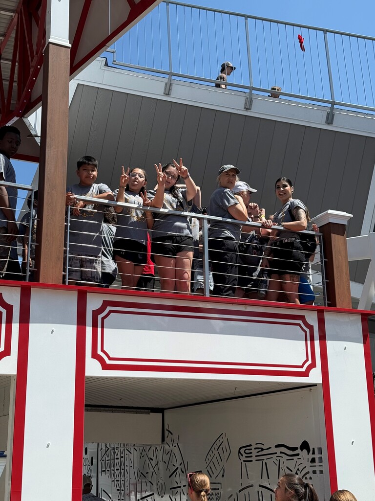 people on a balcony