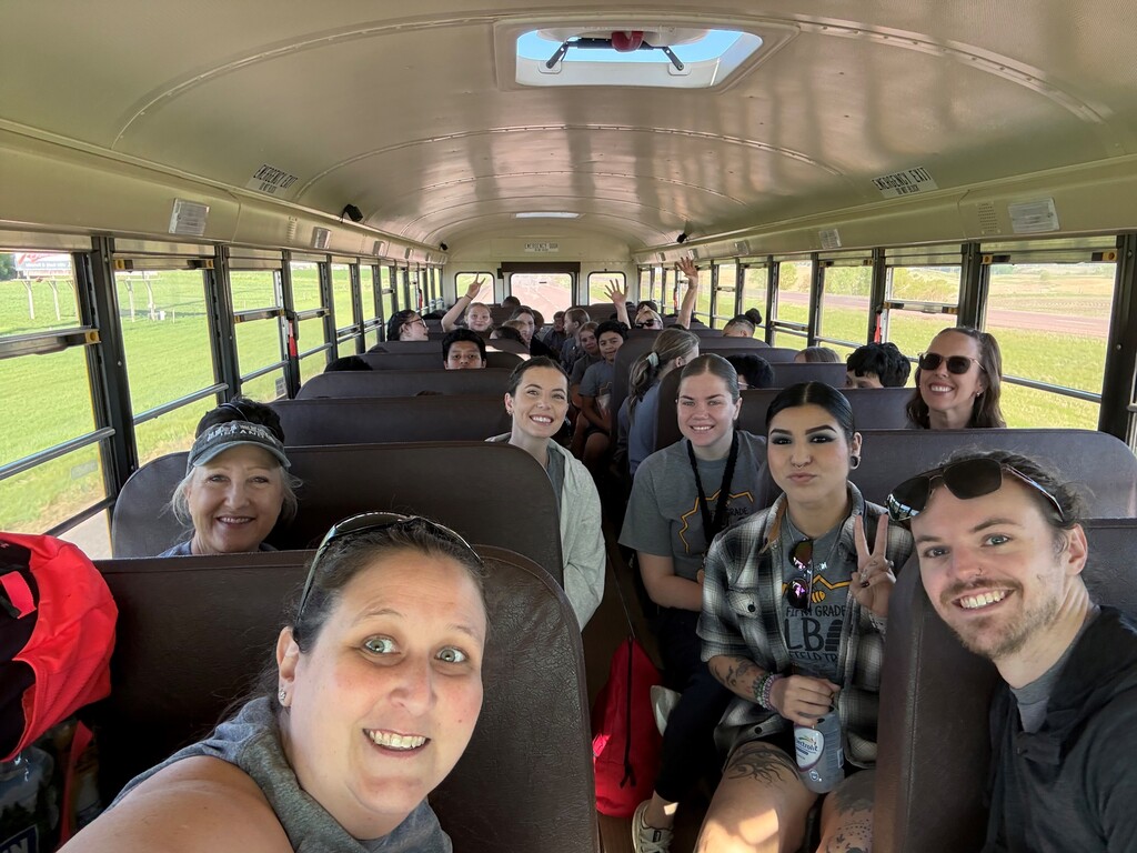 people on a bus