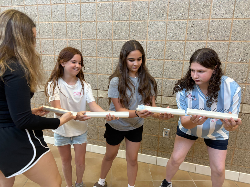 Students participating in an activity