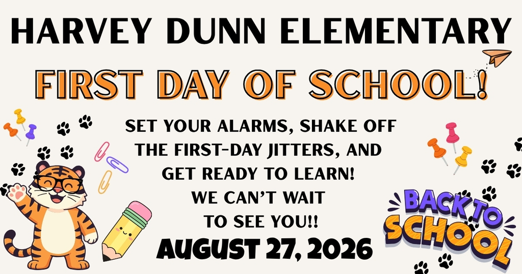  We can't wait to see you for the FIRST DAY of school on August 27, 2026! If you have questions before then, please call the office at 605-371-4120 