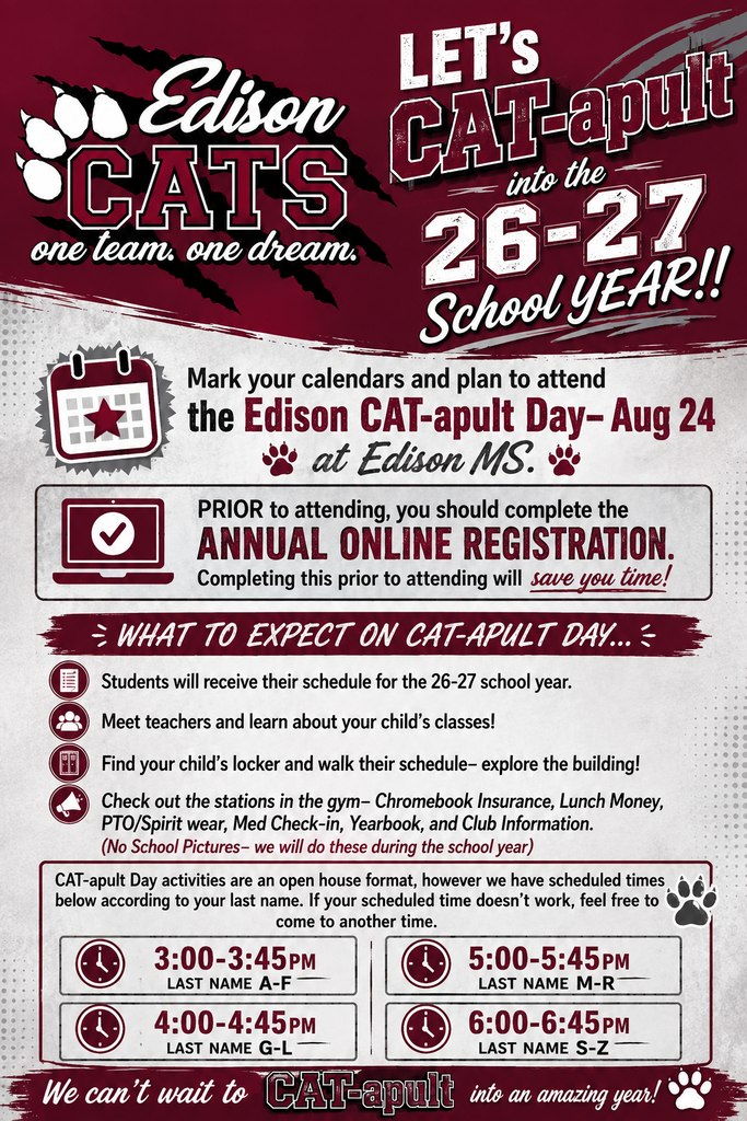 Edison Cats CAT-apult Flyer 