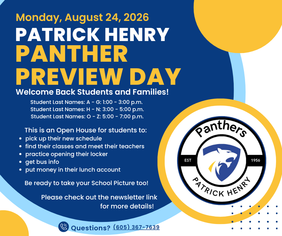 Panther Preview Day Information