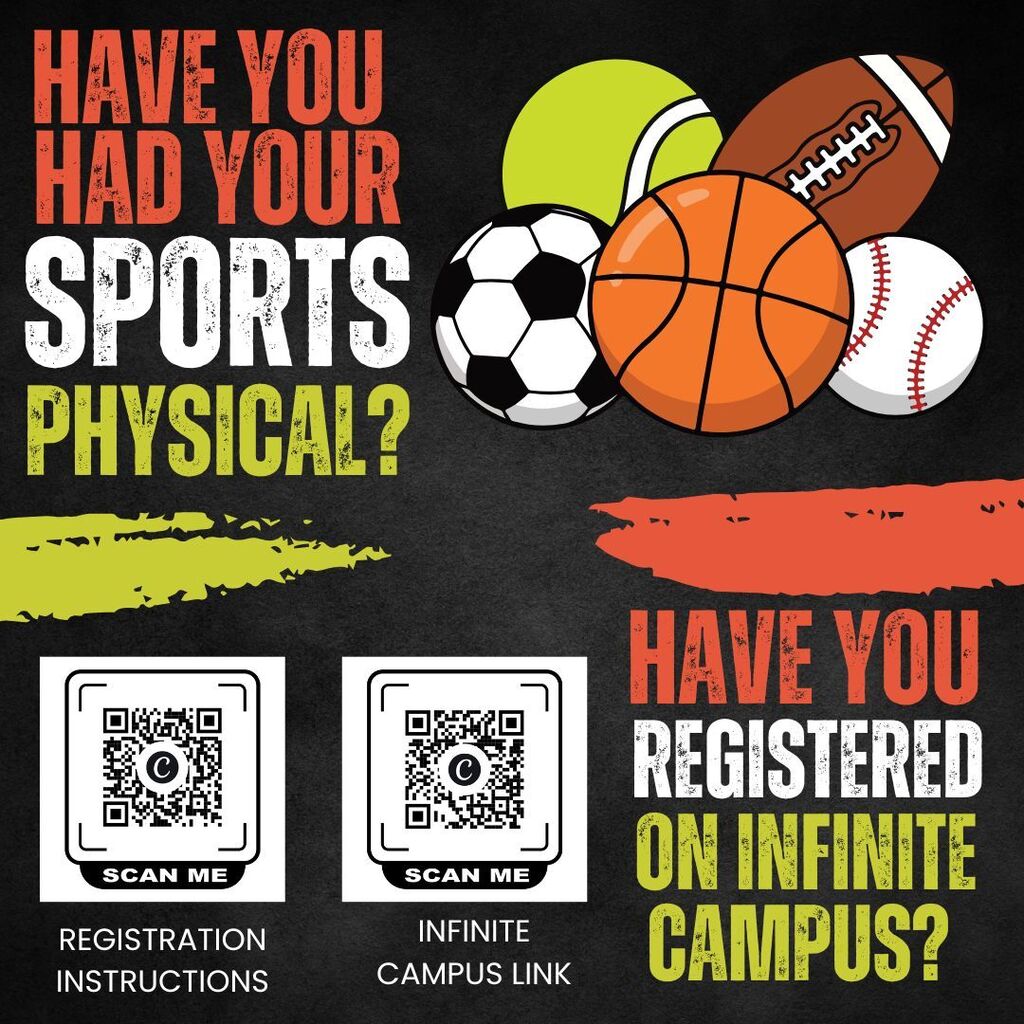 Fall Sports Registraion information. 