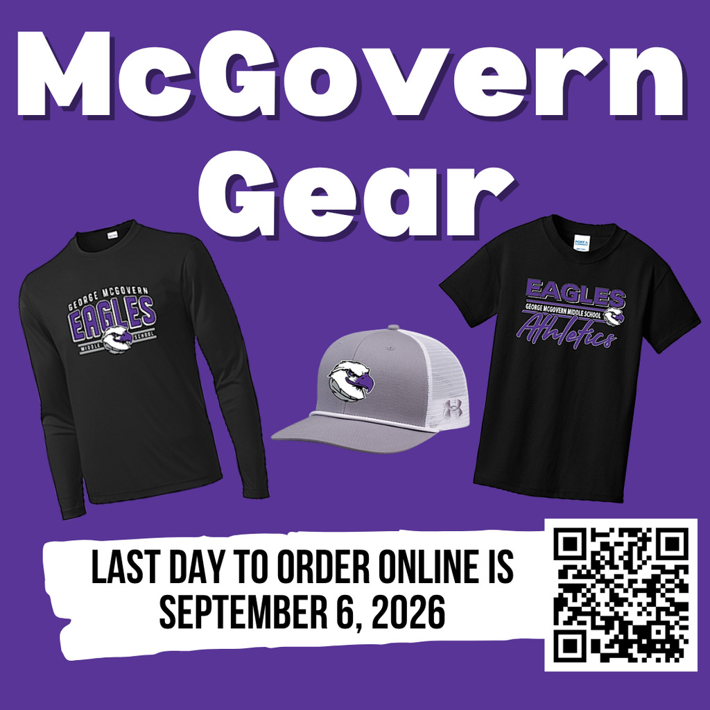 Order your McGovern gear before September 6, 2026. 