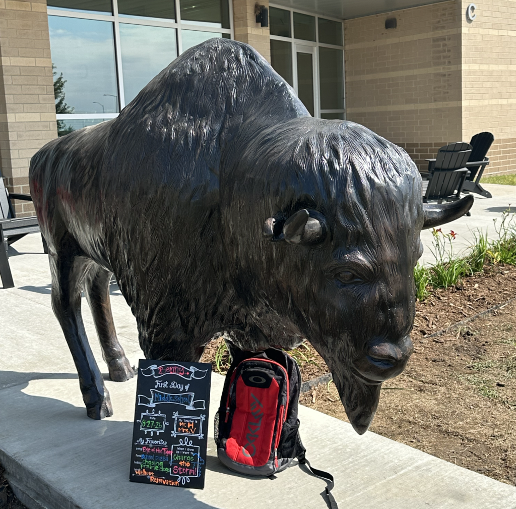 Benny, our new building mascot