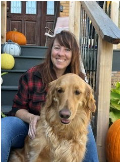 New Staff Member Shirrel Moore with her dog Winnie!