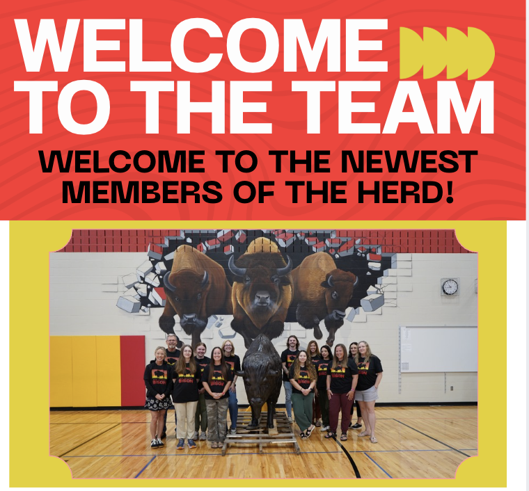 The new staff at Ben Reifel Middle School