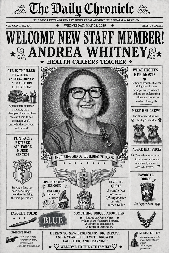 Ms. Whitney - CTE Health Careers Teacher Information
