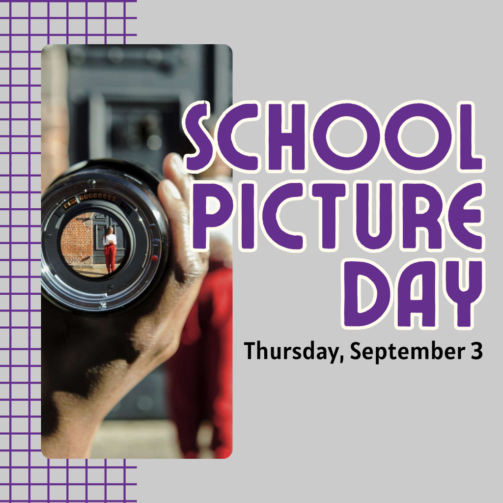 School picture day is Thursday, September 3