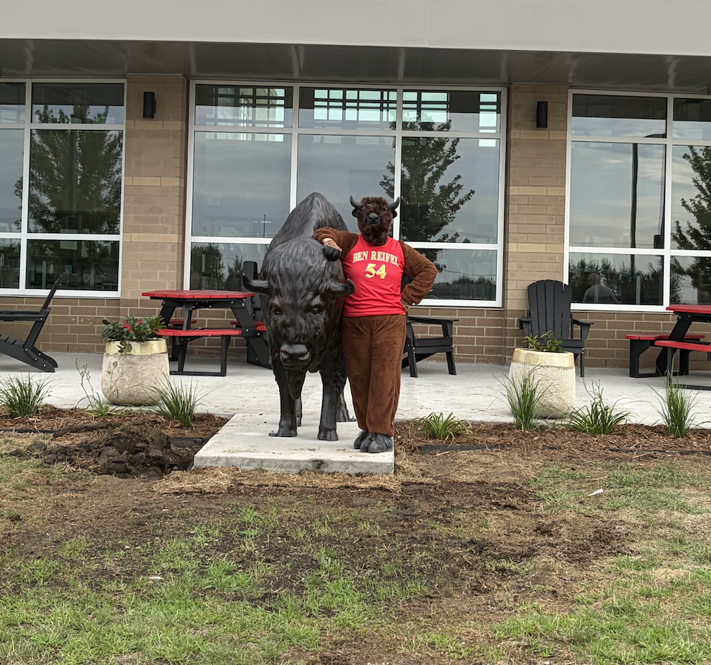 Our mascot and Benny!