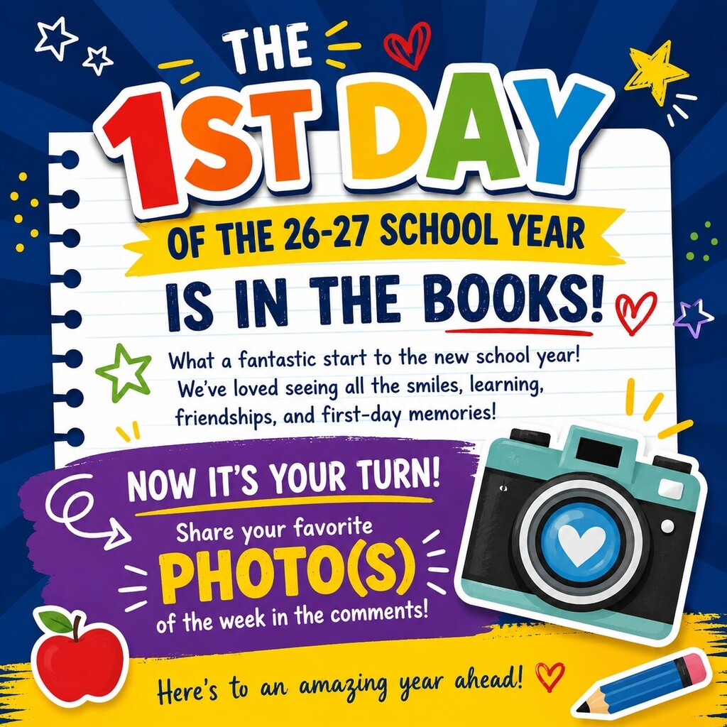 back to school photos by families