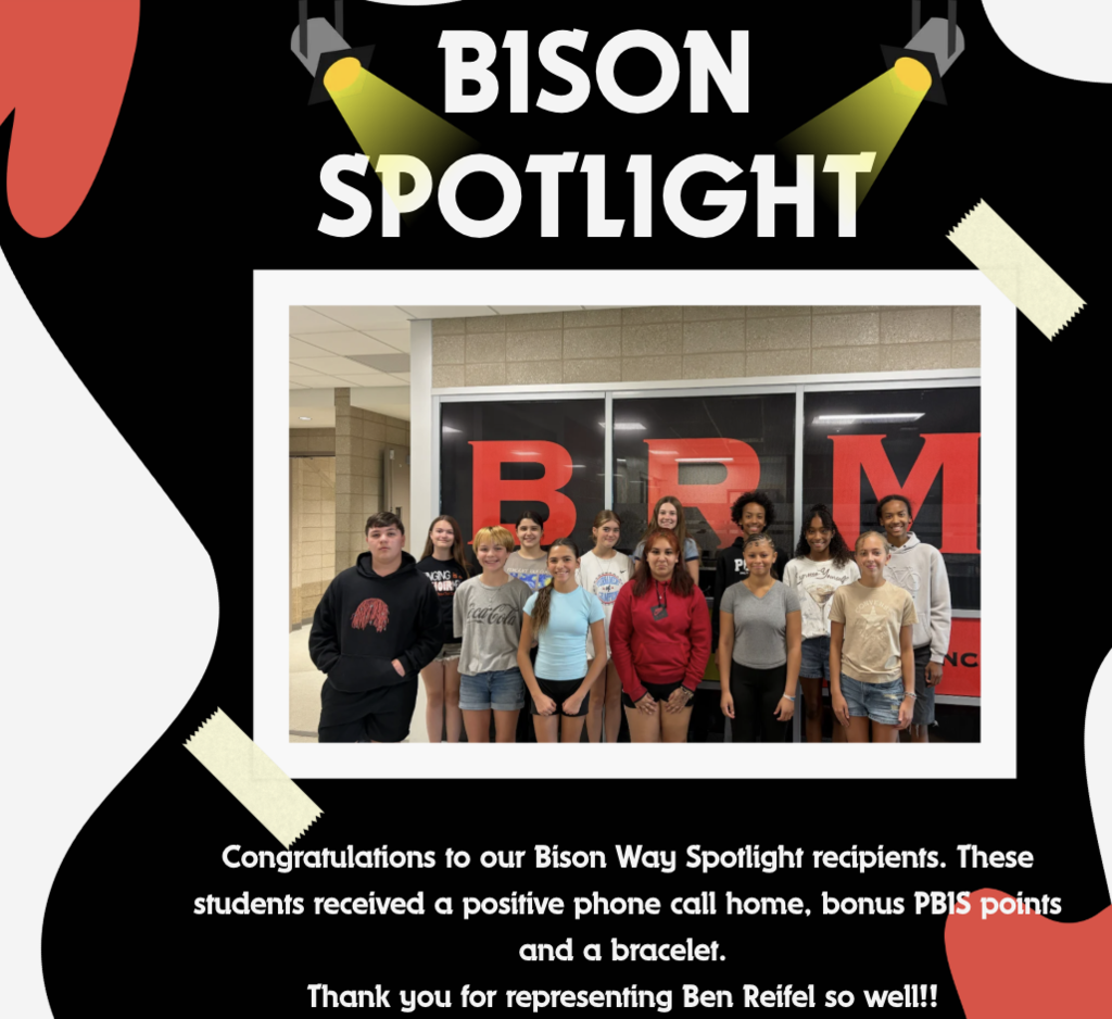 Bison Spotlight recipients 